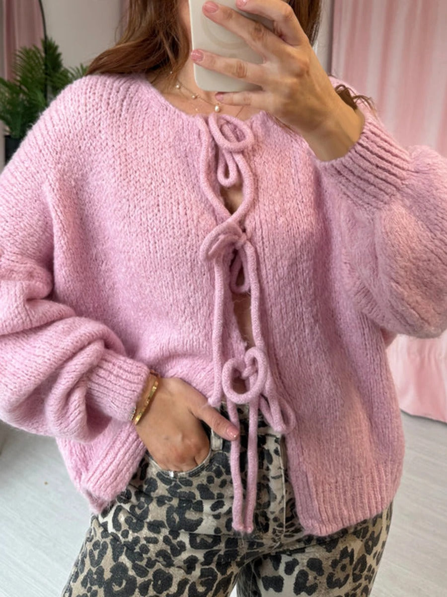 Mya – Belted Cardigan and Knitted Jacket