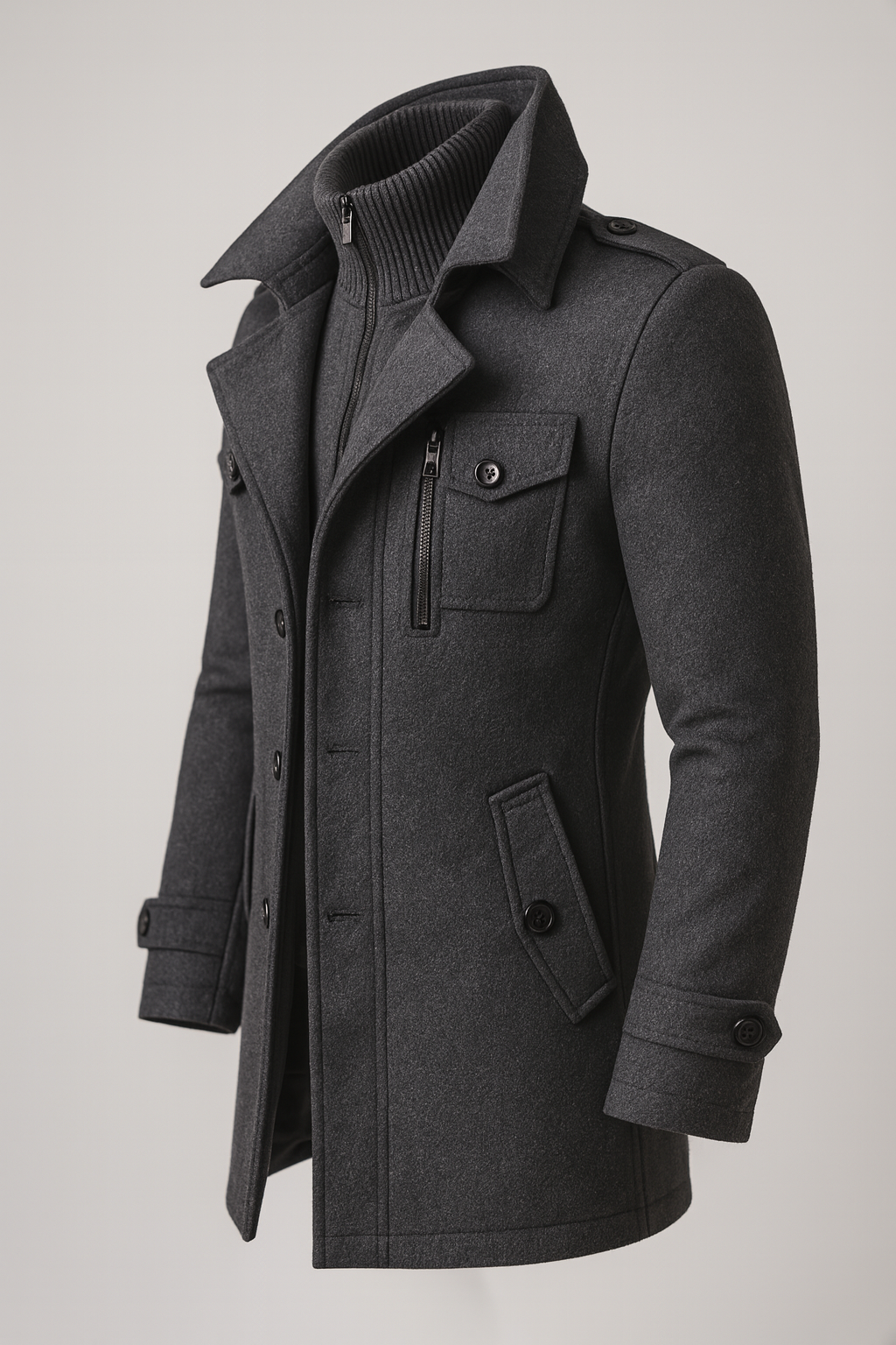 Mykhailo – Winter Coat with Zipper