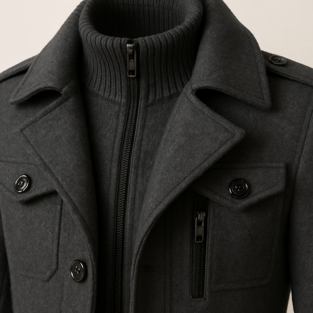 Mykhailo – Winter Coat with Zipper