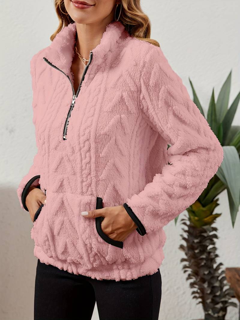 Naama - Half Zip Sweater with Pocket