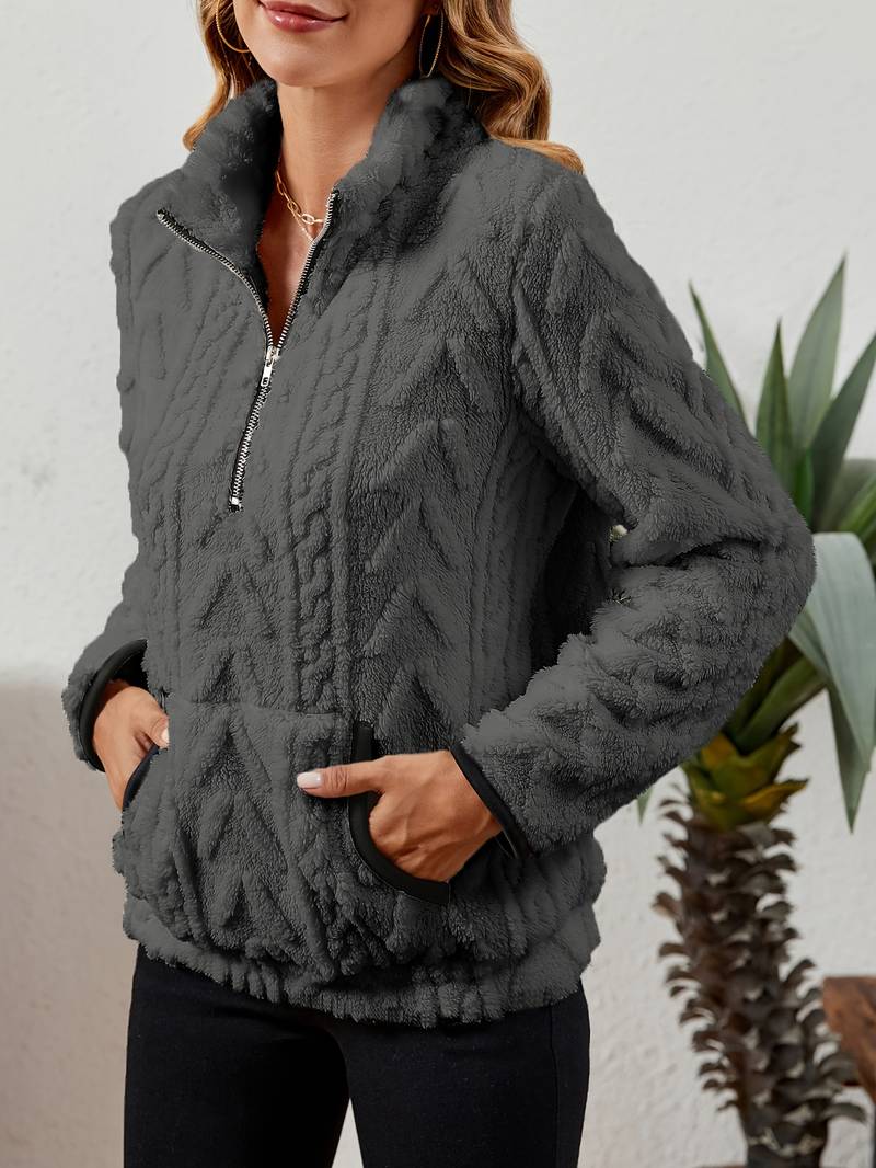 Naama - Half Zip Sweater with Pocket