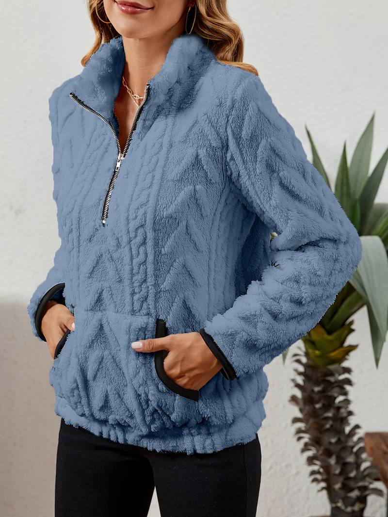 Naama - Half Zip Sweater with Pocket