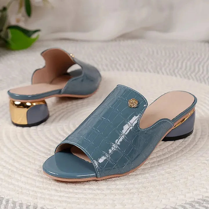 Nadisha - Orthopedic Sandal with Wide Heel