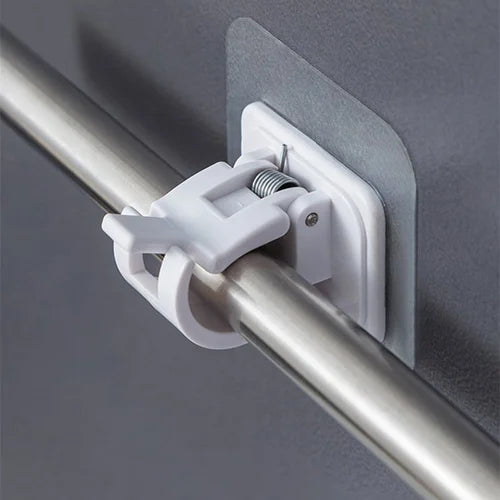 Nail-free Adjustable Curtain Rod Holders (Set of 4)