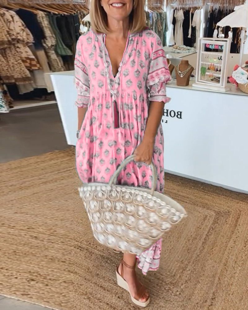 Nailya – Casual Printed Dress