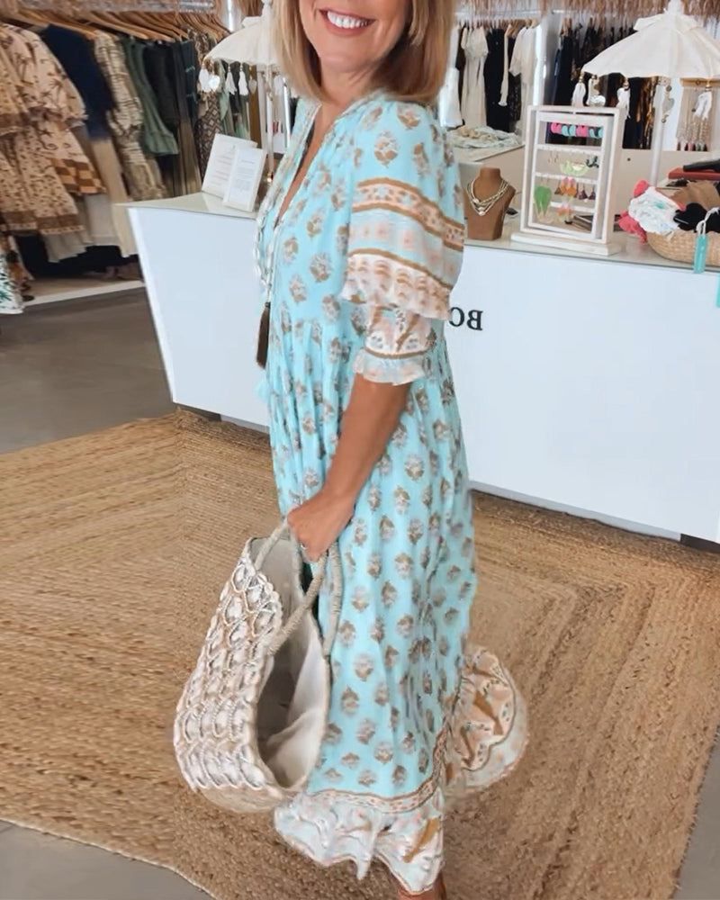 Nailya – Casual Printed Dress