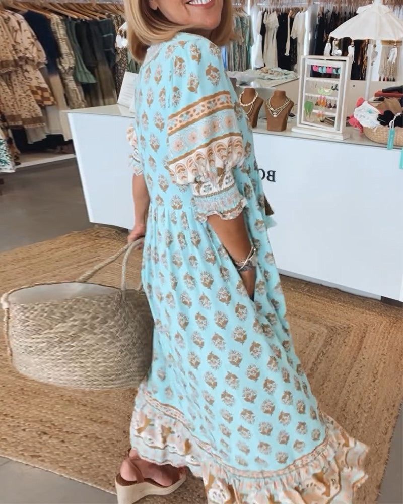 Nailya – Casual Printed Dress