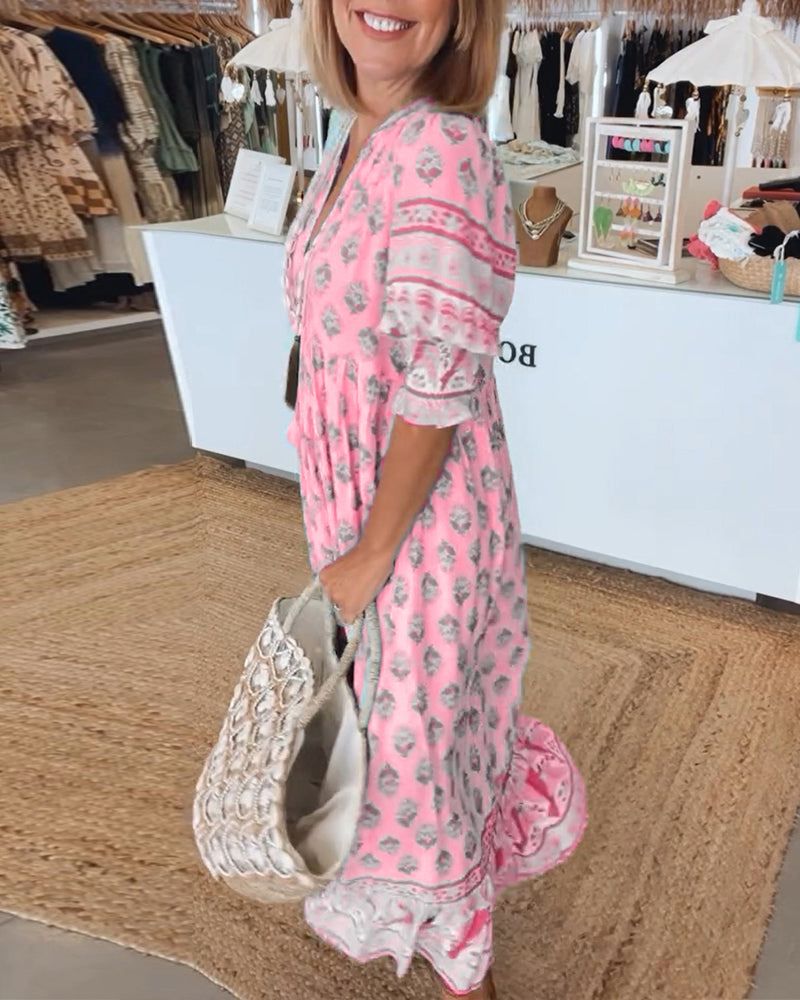 Nailya – Casual Printed Dress