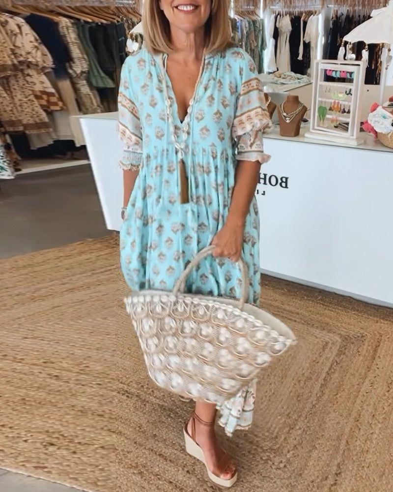 Nailya – Casual Printed Dress