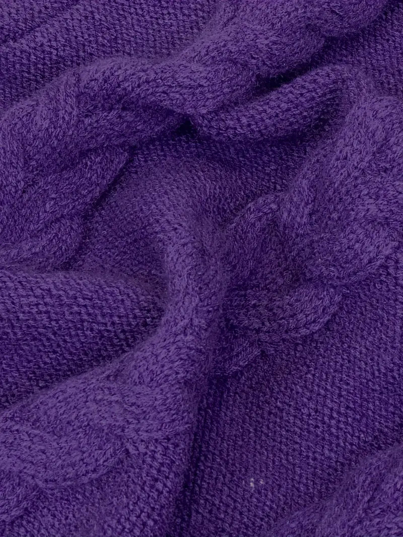 Narda - Chunky Knit Turtleneck Dress