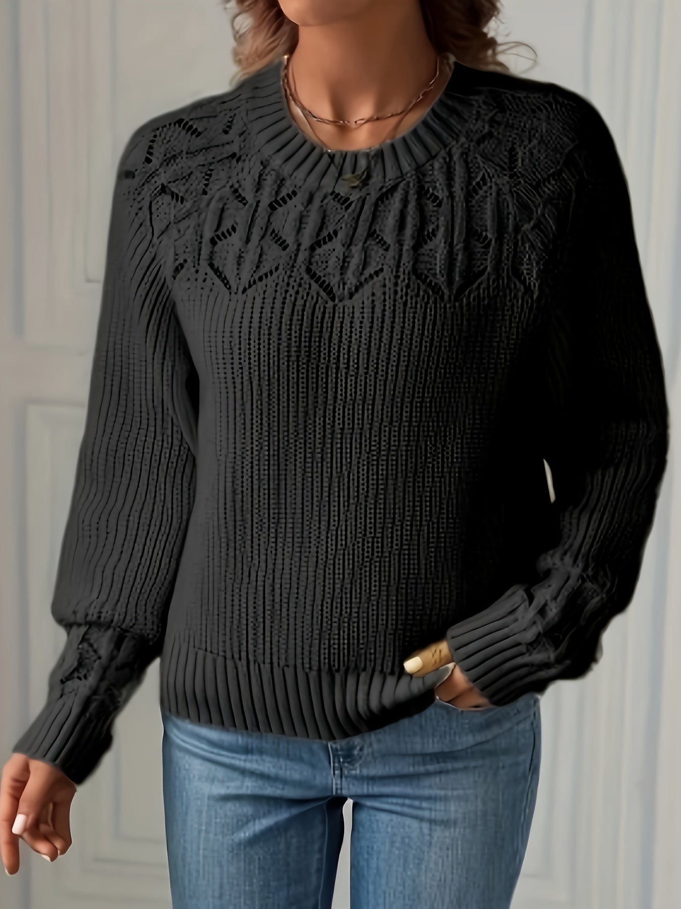 Nasia – Elegant Long Sleeve Sweater