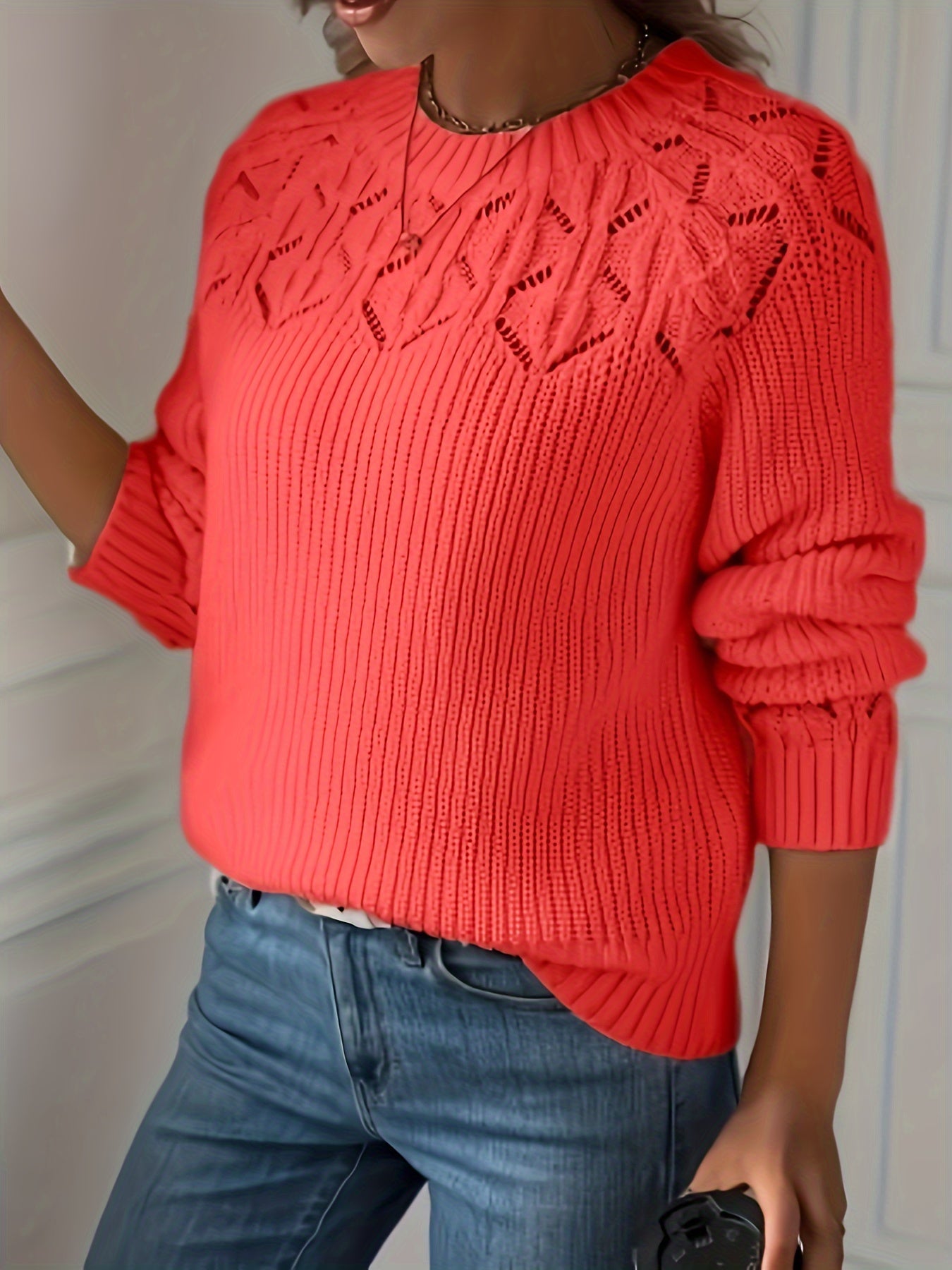Nasia – Elegant Long Sleeve Sweater