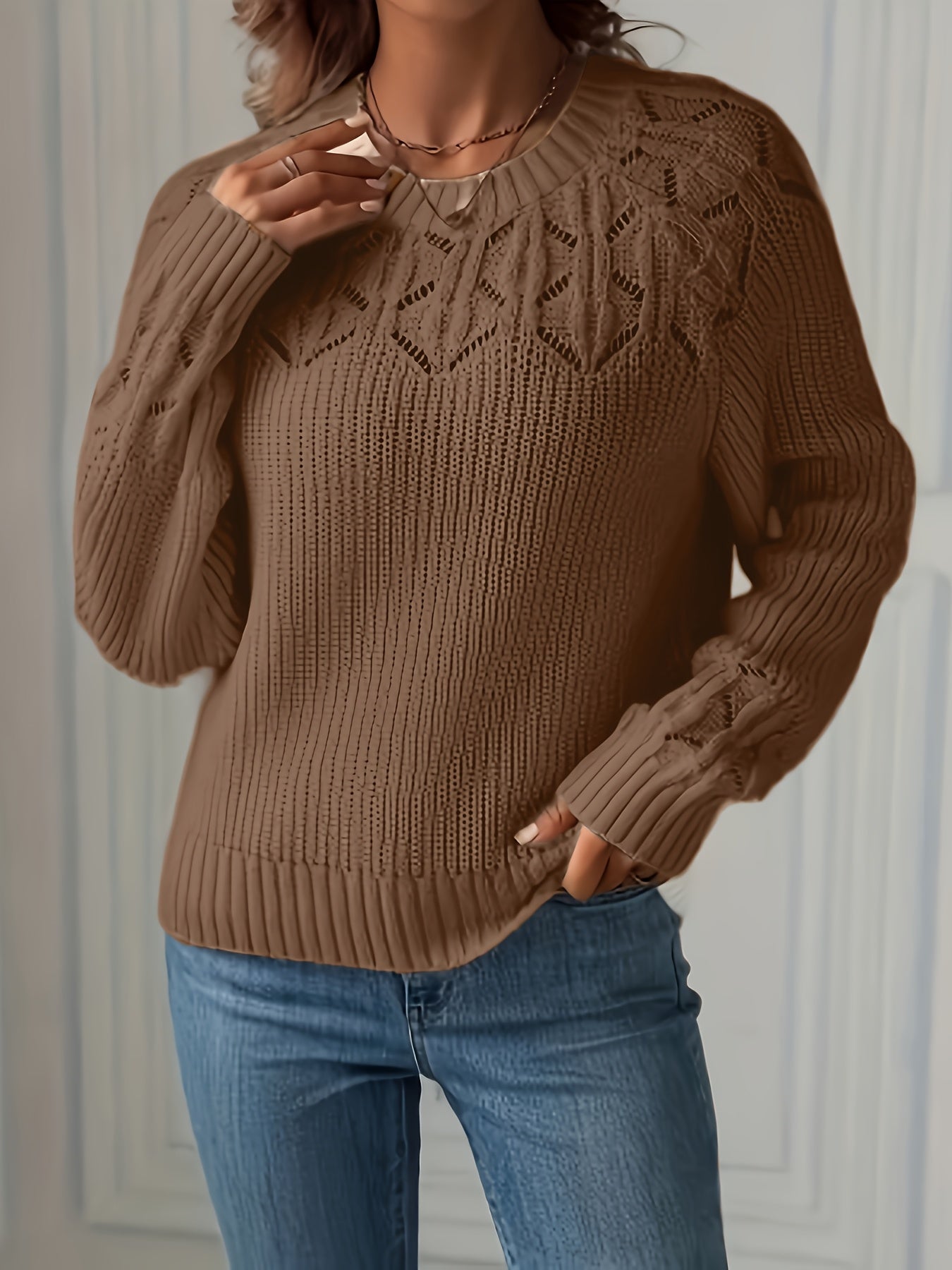 Nasia – Elegant Long Sleeve Sweater