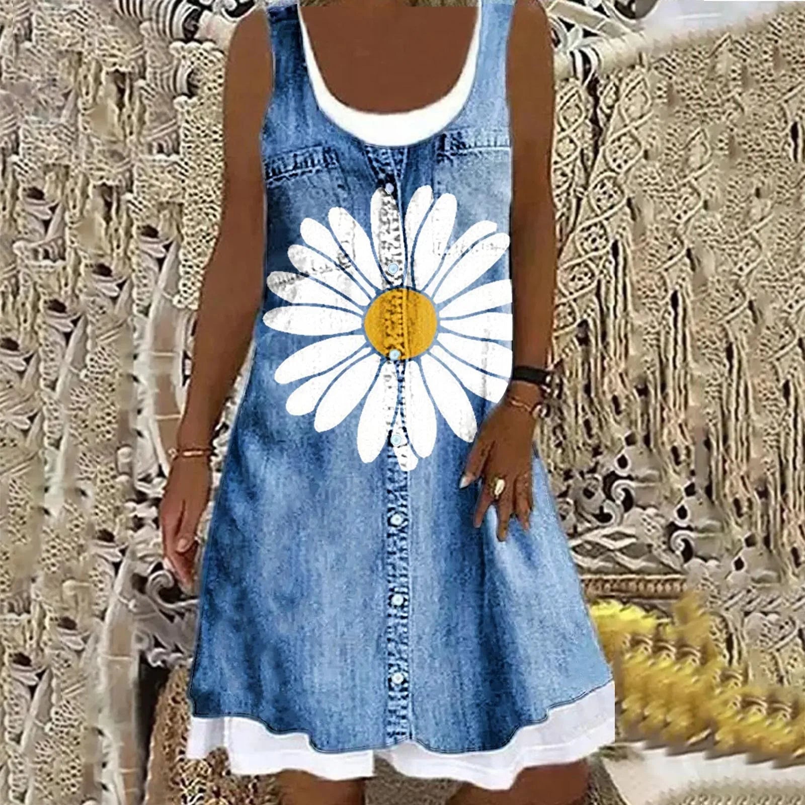 Natasza – Soft and Elegant Denim Dress