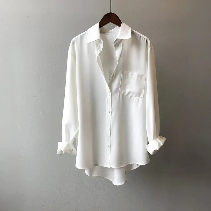 Nathan – Long Sleeve Shirt with Front Pocket