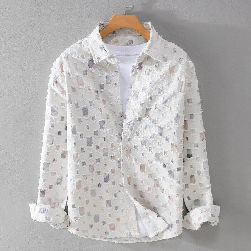 Nazirah – Elegant Mosaic Shirt