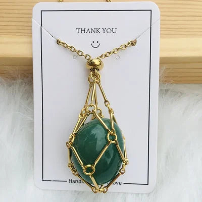 Necklace with Crystal Stone Holder