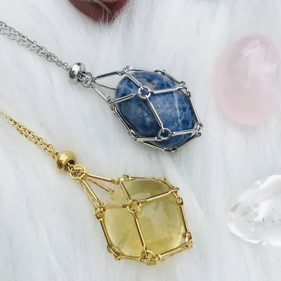 Necklace with Crystal Stone Holder