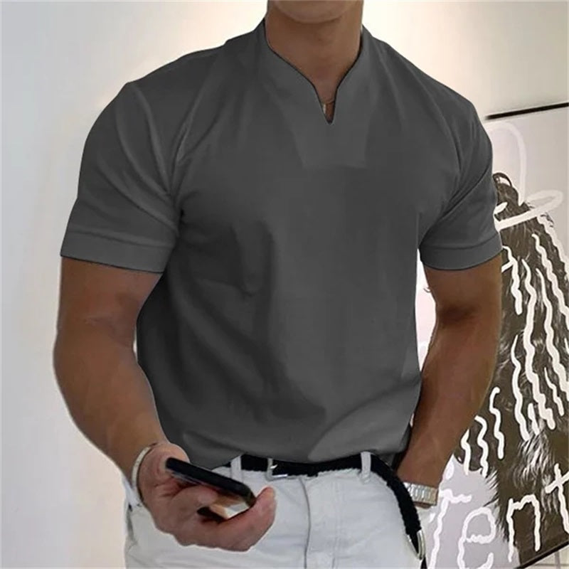 Neven – Short Sleeve T-Shirt with V-Neck
