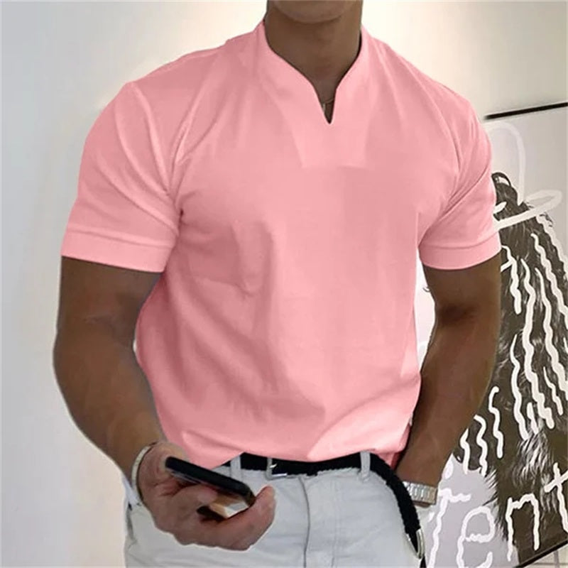 Neven – Short Sleeve T-Shirt with V-Neck