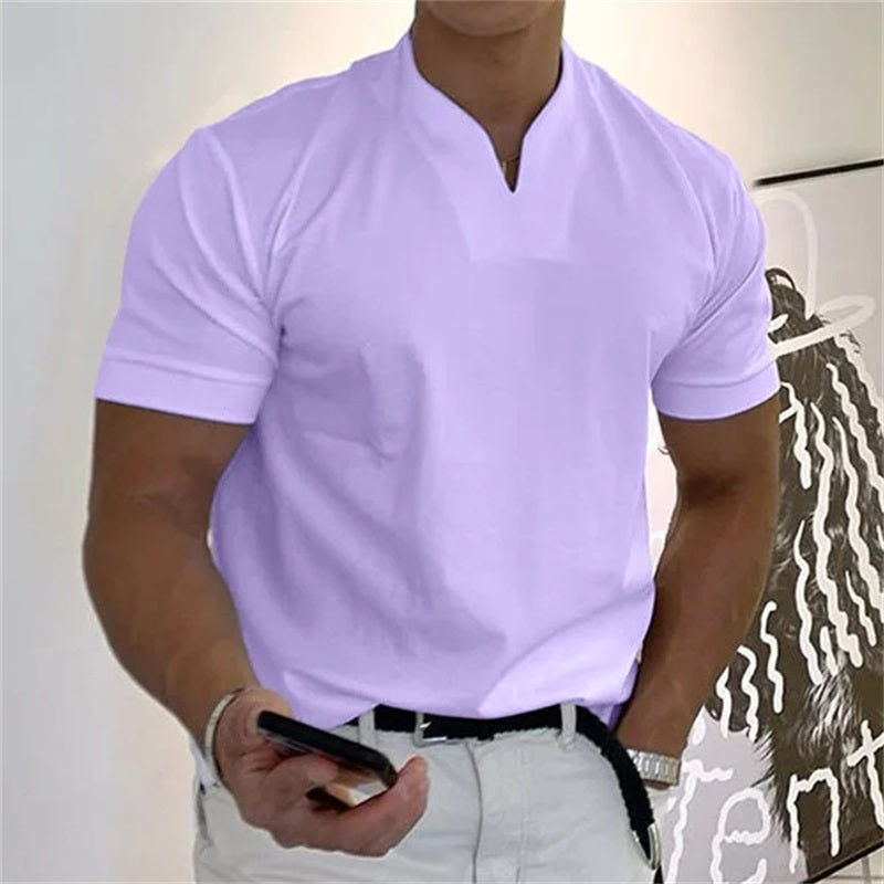 Neven – Short Sleeve T-Shirt with V-Neck