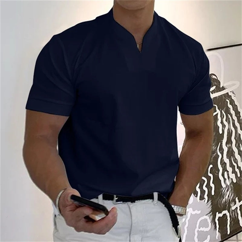 Neven – Short Sleeve T-Shirt with V-Neck