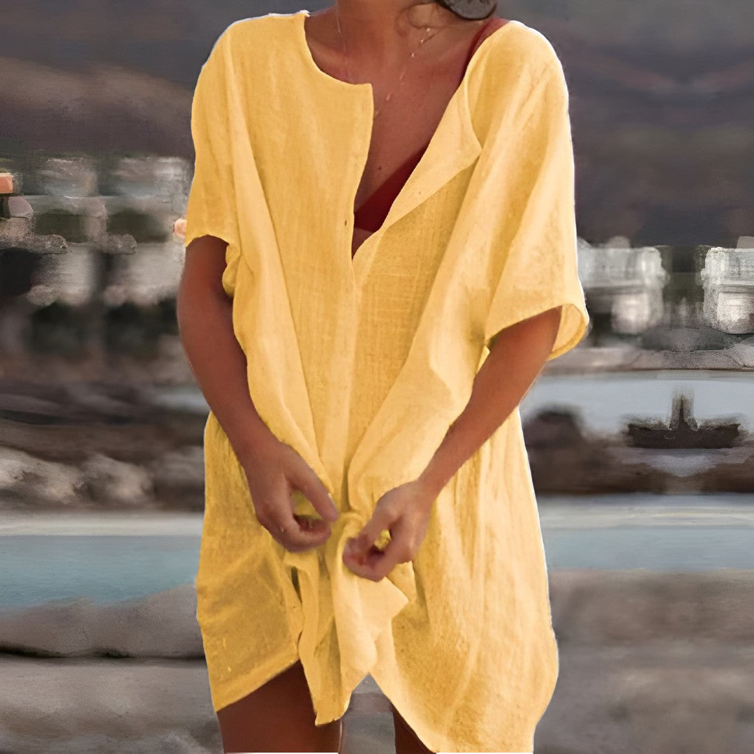 Nicoletta™ - Slim Summer Dress Made of Cotton