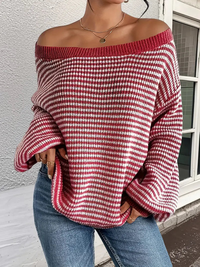 Nilufer - Casual Knit Sweater for Winter