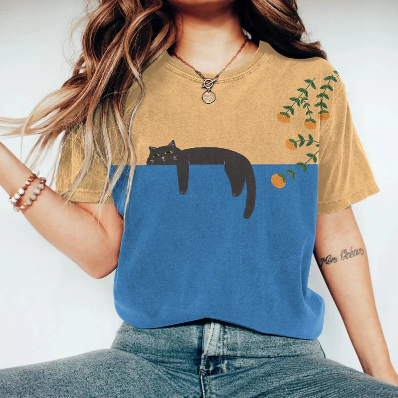 Nitsa – Elegant Spring T-Shirt with Print