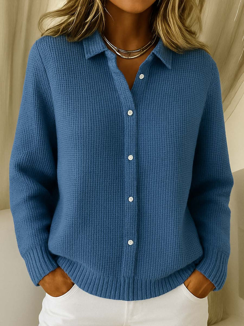 Nofar - Classic Cardigan with Button Placket