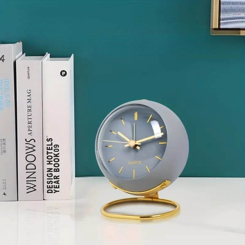 NordAura – Quiet Nordic Inspired Table Clock for Home Decor