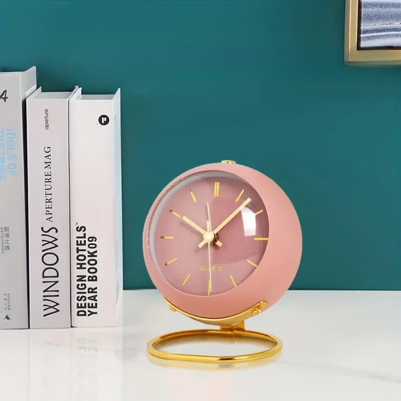 NordAura – Quiet Nordic Inspired Table Clock for Home Decor