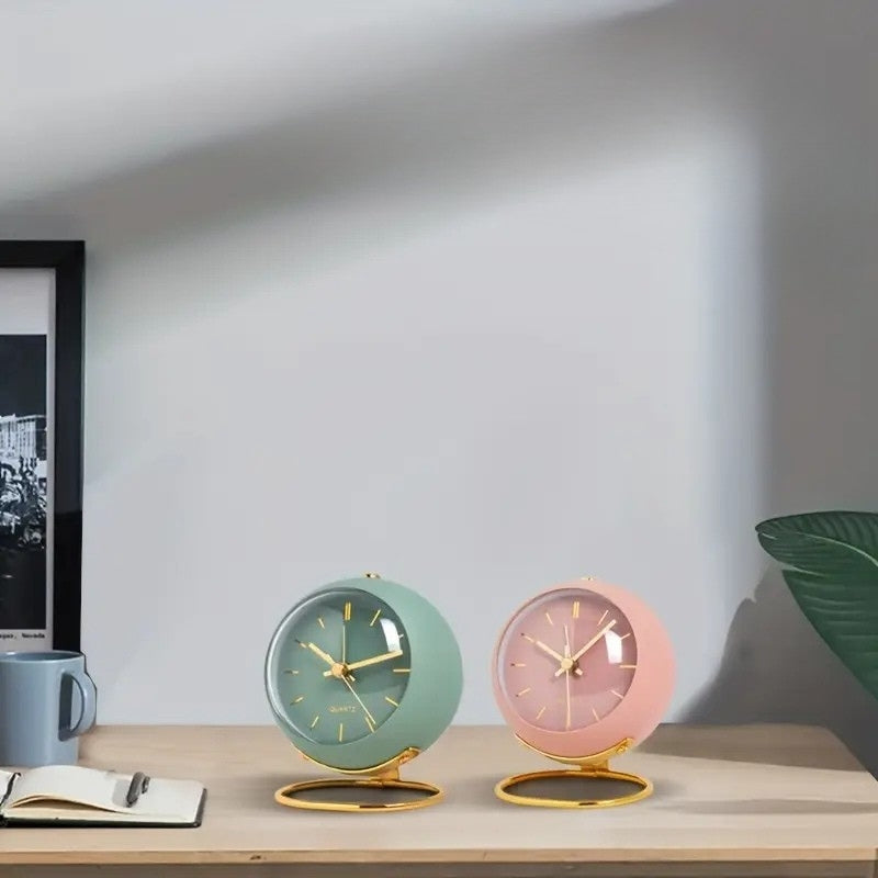 NordAura – Quiet Nordic Inspired Table Clock for Home Decor