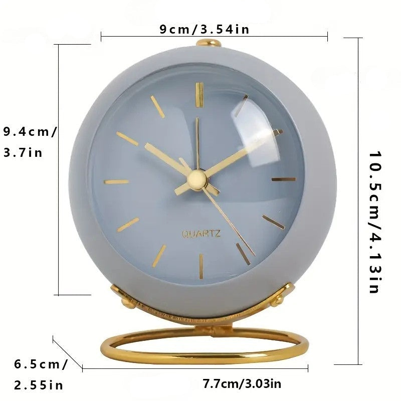NordAura – Quiet Nordic Inspired Table Clock for Home Decor