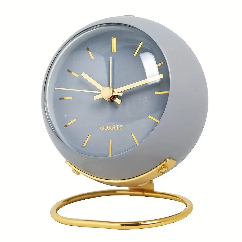 NordAura – Quiet Nordic Inspired Table Clock for Home Decor