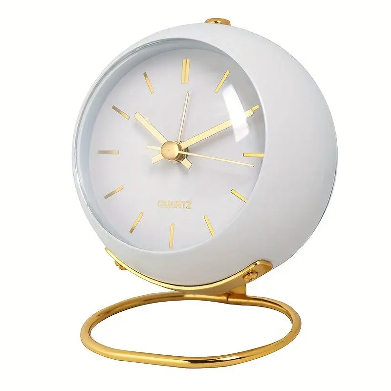 NordAura – Quiet Nordic Inspired Table Clock for Home Decor