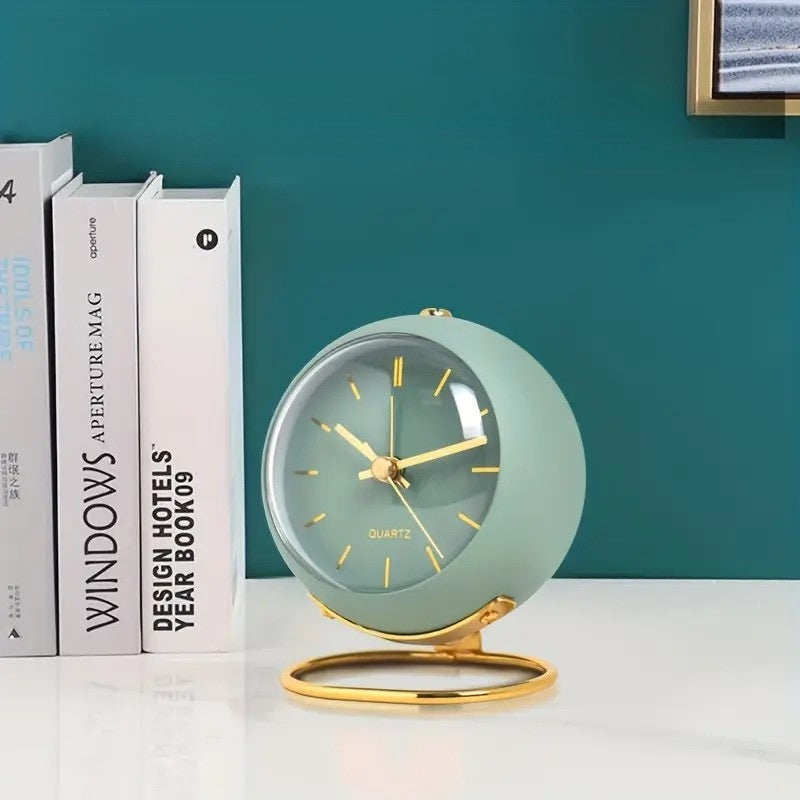 NordAura – Quiet Nordic Inspired Table Clock for Home Decor