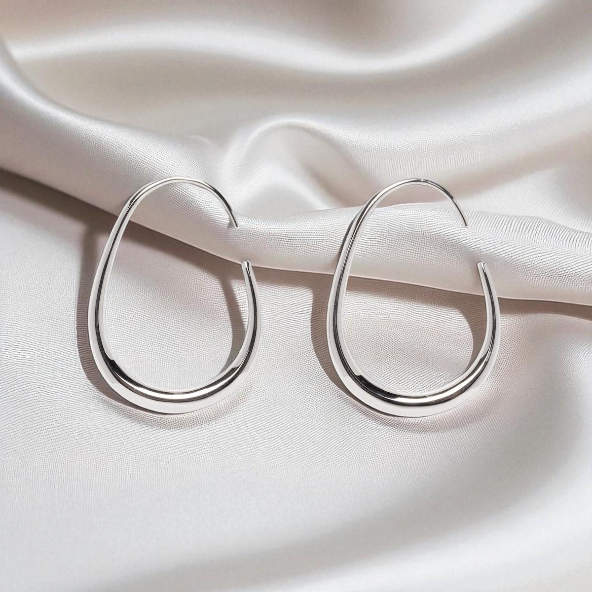Nova Chunky Dome Hoop Earrings