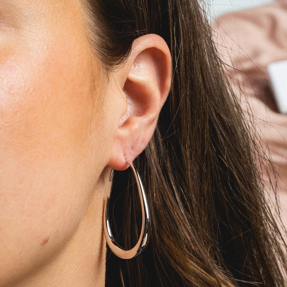 Nova Chunky Dome Hoop Earrings