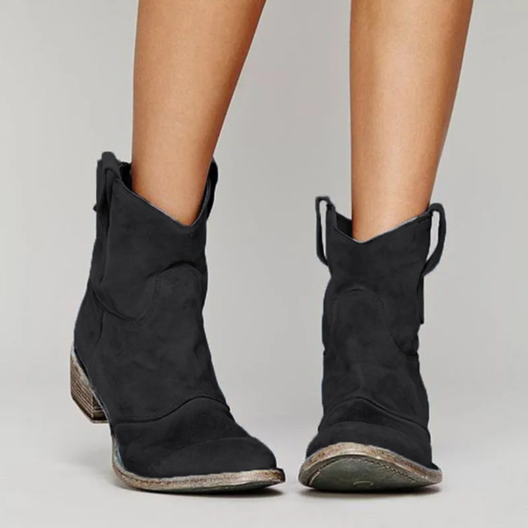 Noyara – Elegant Ankle Boots Made of Suede