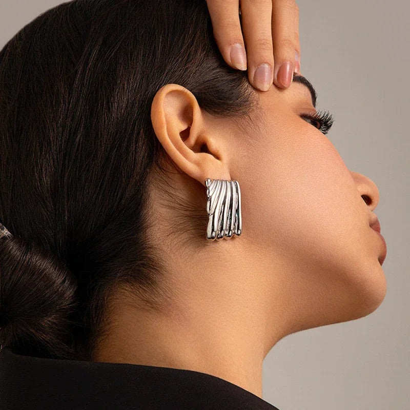 Pendientes de oro Alisa