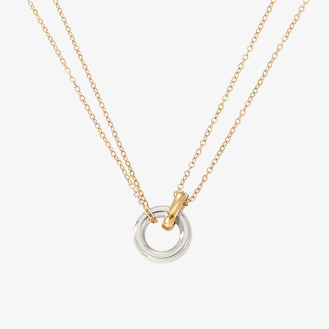 Orbit Hoop Chain Necklace