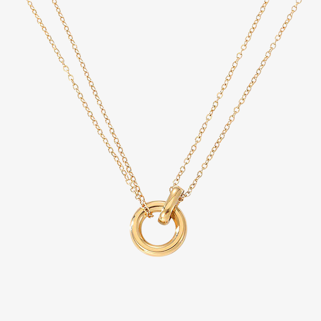 Orbit Hoop Chain Necklace