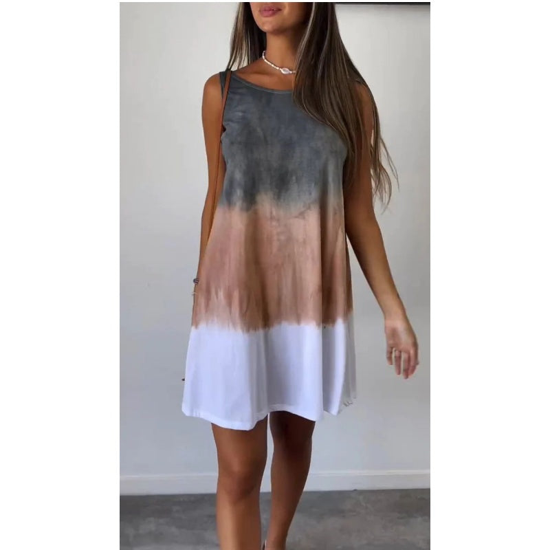 Pamela - Sleeveless Dress with Round Neckline