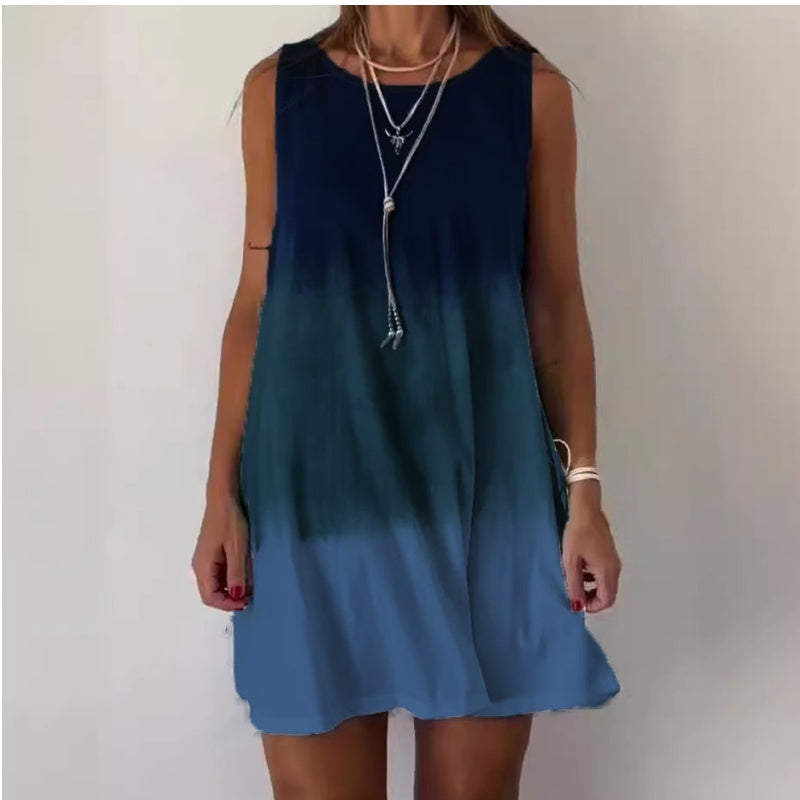 Pamela - Sleeveless Dress with Round Neckline