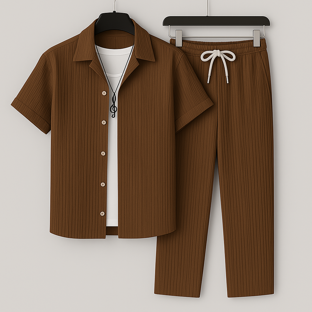Panfilo - Relaxed Linen Two-Piece Set