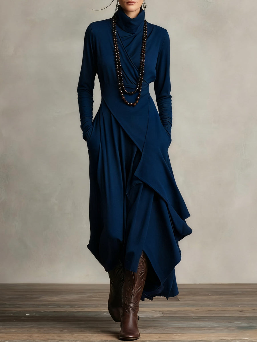 Patrizia – Asymmetrical Tunic Maxi Dress