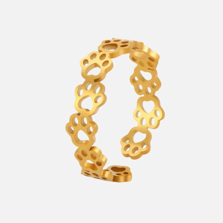 PawCharm – Adjustable Ring with Paw Print