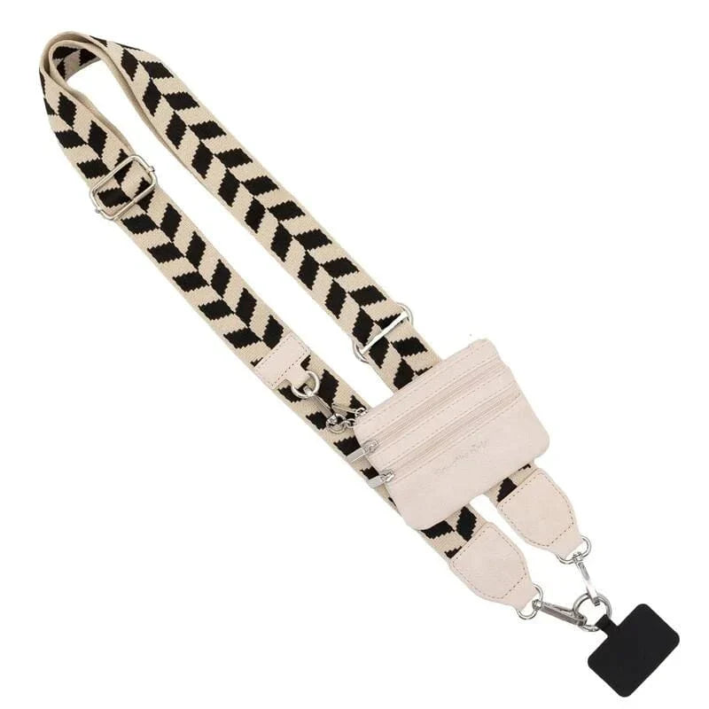 Phone Strap with Zipper