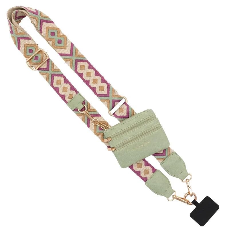 Phone Strap with Zipper